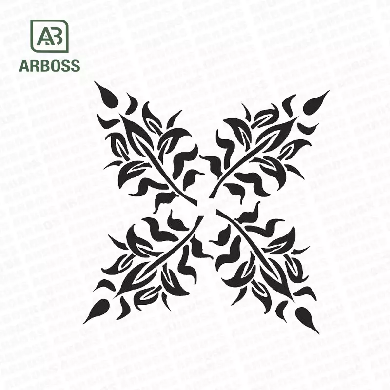 ORIENTAL ( STENCIL 22X22 )