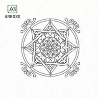 ORNAMENT ( STENCIL 60X60 )