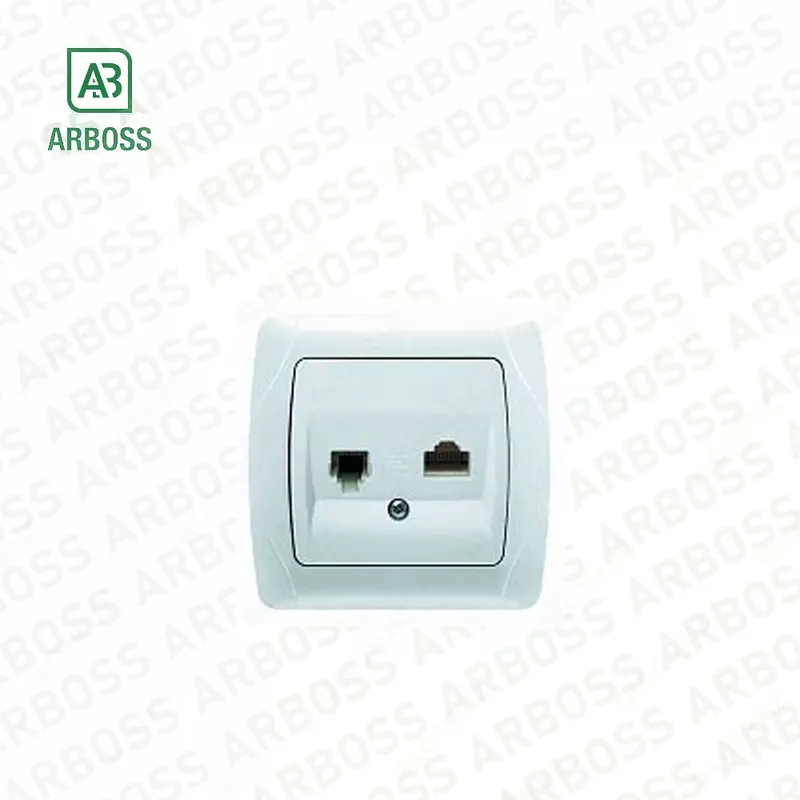 Выключатель CARMEN B-Z DATA+NUMERIS PRIZ (комп+тлф) 90561035