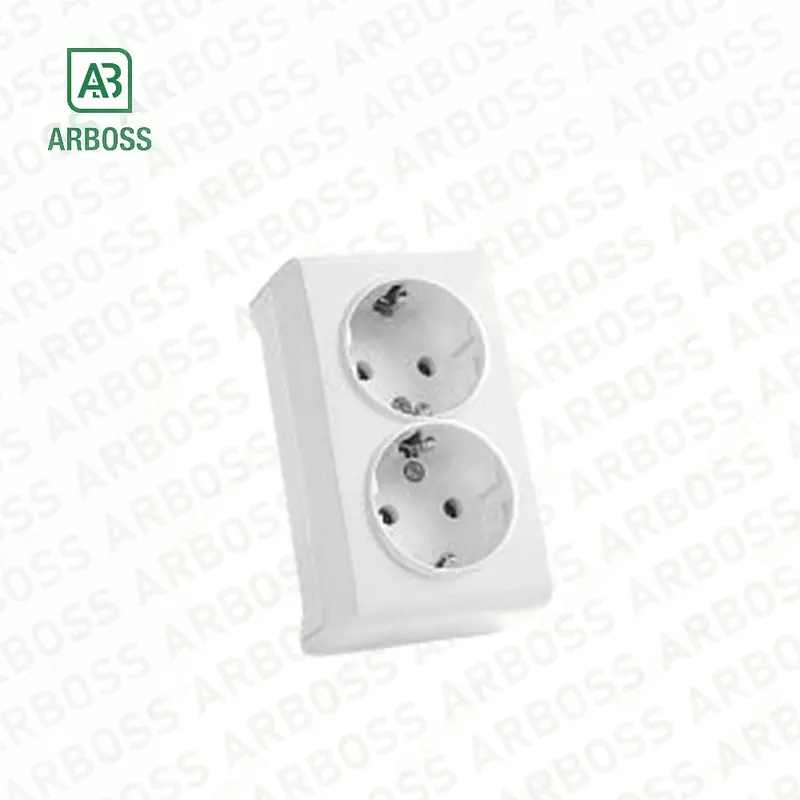 90681056 Розетки электрические / VERA S / U BZ 2LI TOP.PRIZ (х2) 379-36045