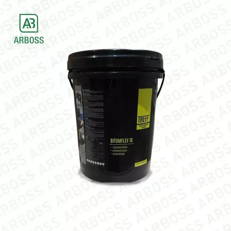Suyuq kauchuk bitum-polimer gidroizolyatsiya TREFF BITUMFLEX 1K