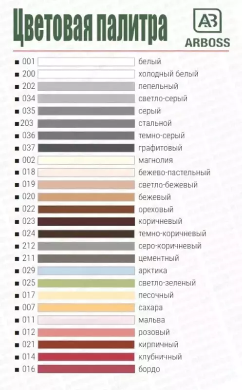 BERGAUF KITT Затирка цветная для межплиточных швов "2КГ" - от {0} сум