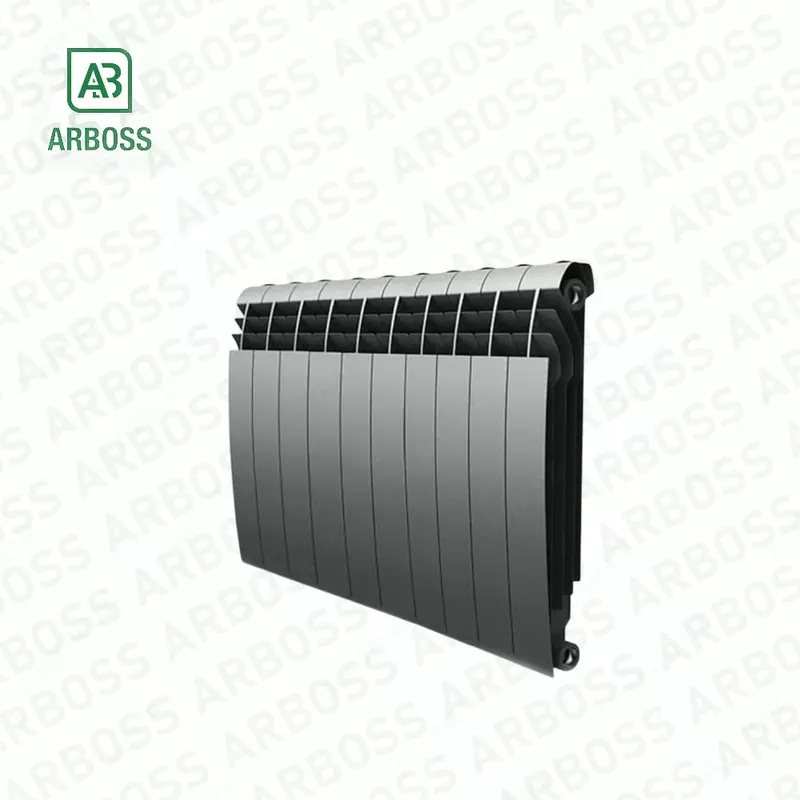 Bimetalik radiator BiLiner 500 kumush atlas (kulrang)