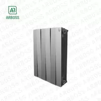 bimetalik radiator Piano Forte 300 kumush atlas (kulrang)
