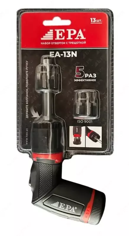 Набор отверток с трещоткой "EPA" EA-13N