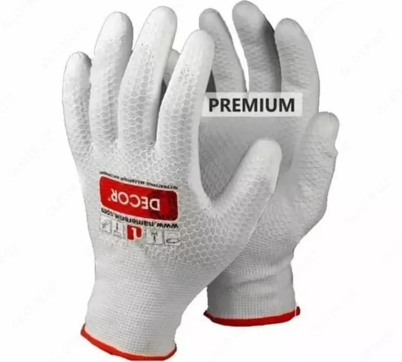 Прорезиненные защитные перчатки "DECOR" PREMIUM