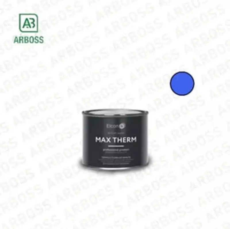 Термостойкая универсальная эмаль Elcon Max Therm  0.4 кг (Голубая)