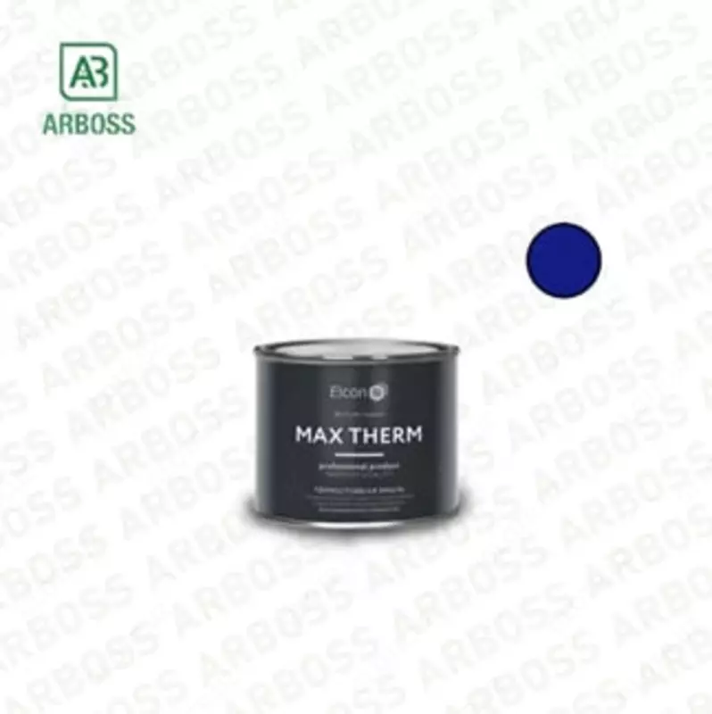 Термостойкая универсальная эмаль Elcon Max Therm  0.4 кг (Синяя)