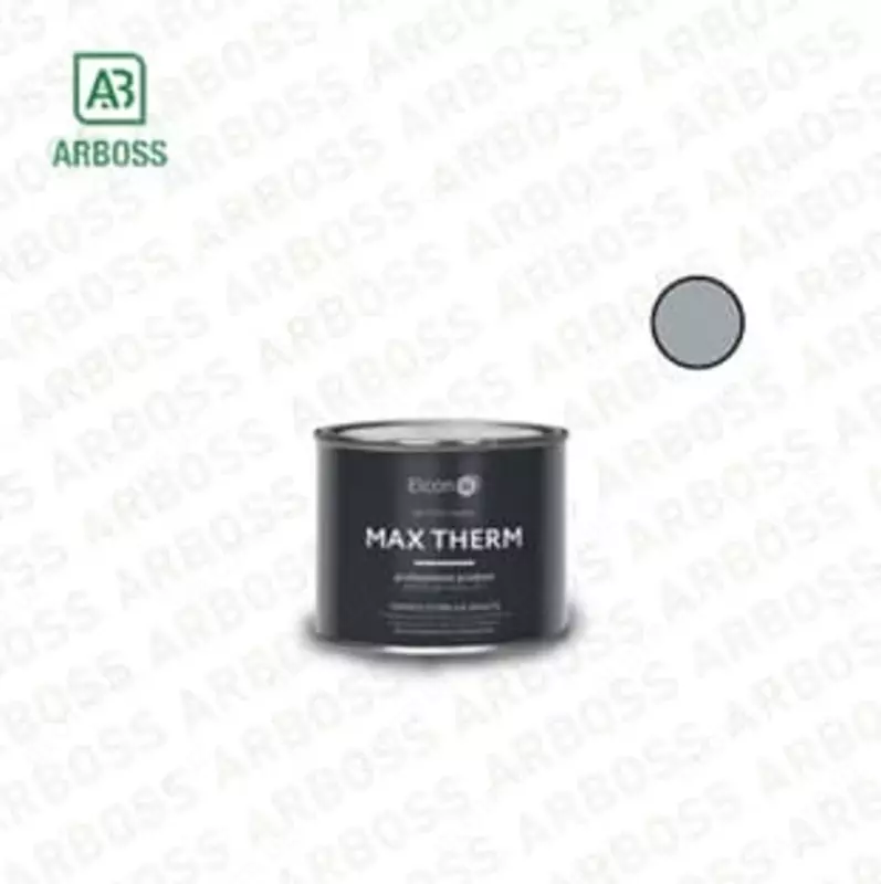 Термостойкая универсальная эмаль Elcon Max Therm  0.4 кг (Серая)