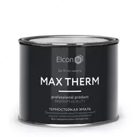  Термостойкая универсальная эмаль Elcon Max Therm  0.4 кг (Серая) - 