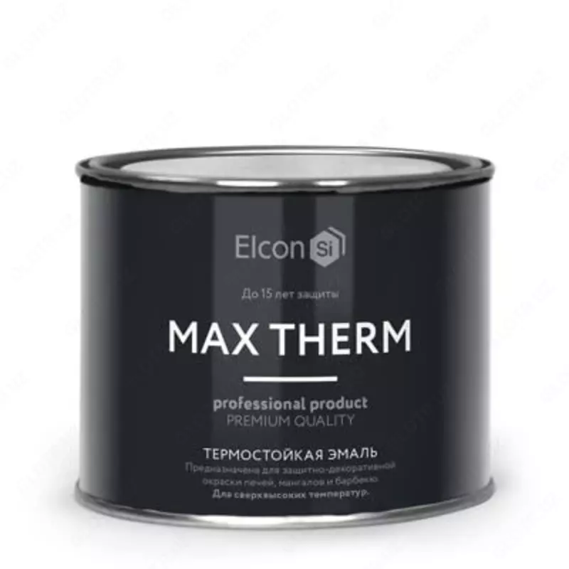  Термостойкая универсальная эмаль Elcon Max Therm  0.4 кг (Ярко-красная) - 