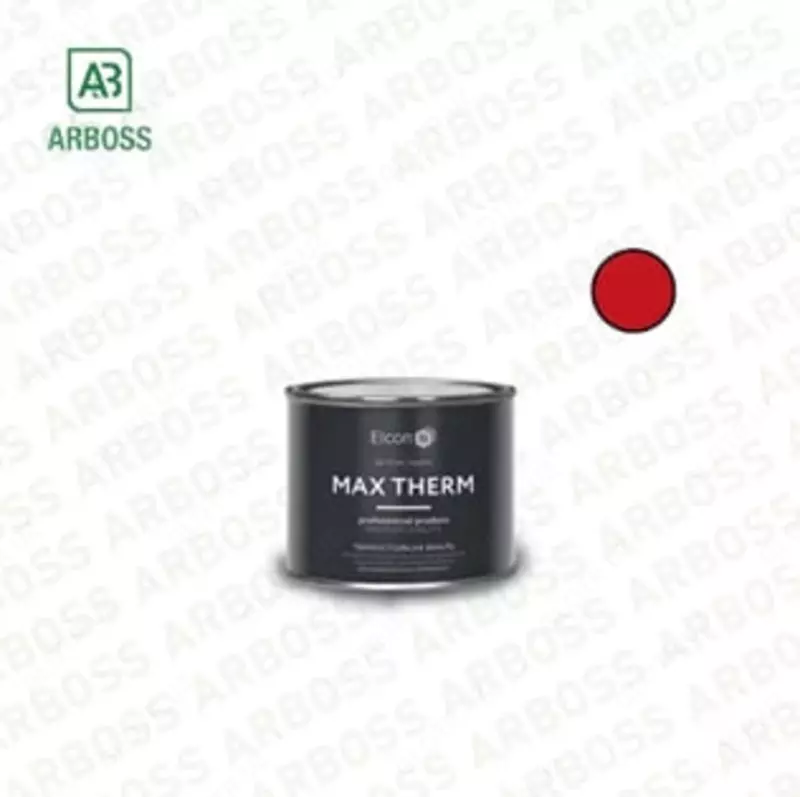 Термостойкая универсальная эмаль Elcon Max Therm  0.4 кг (Красная)