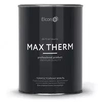  Термостойкая универсальная эмаль Elcon Max Therm  0.8 кг (Шоколад) - 
