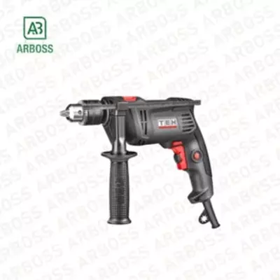 Darbeli matkap (tarmoqqa ulangan) "TEH" TD1307A, 710 Vt, rpm 3000 (Qora)