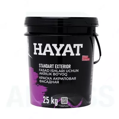 акриловая краска HAYAT Standart Exterior FASAD (4