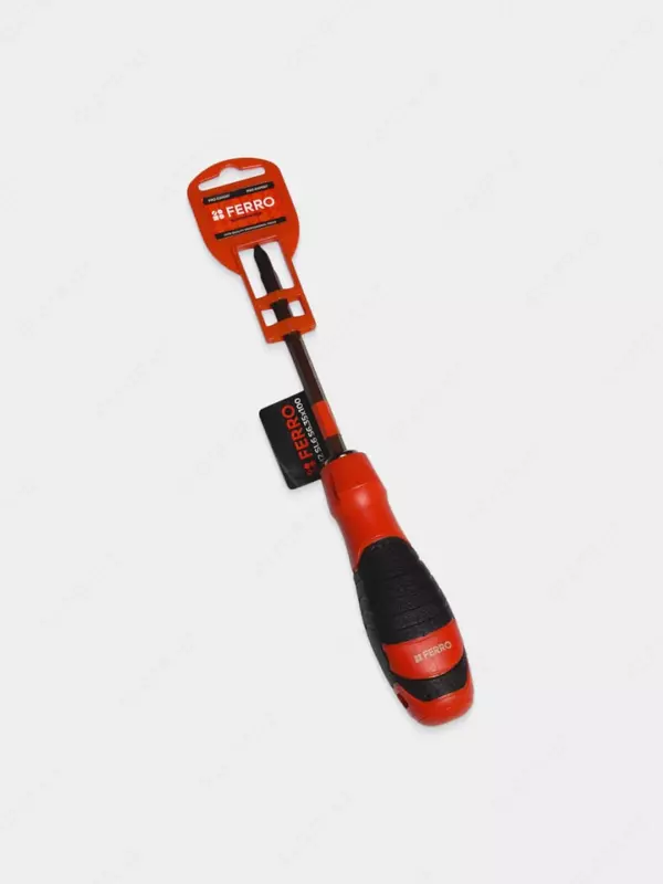 Отвертка FERRO 6.35x100 – ударная шлицевая отвертка для работ с крепежом