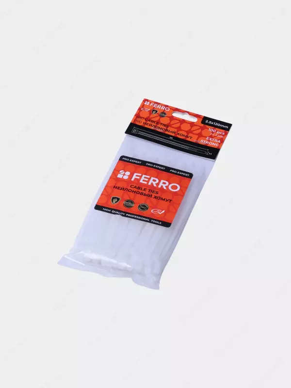 Хомут пластиковый FERRO – универсальный крепежный элемент для фиксации кабелей