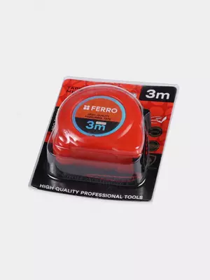 Рулетка FERRO – измерительный инструмент для строительных и бытовых работ.