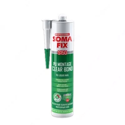SOMAFIX Shaffof Poliuretan Montaj Yopishtirgichi S150 (310 ml)
