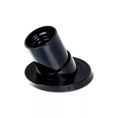 Патрон карболитовый настенный PRIME E27 (черный