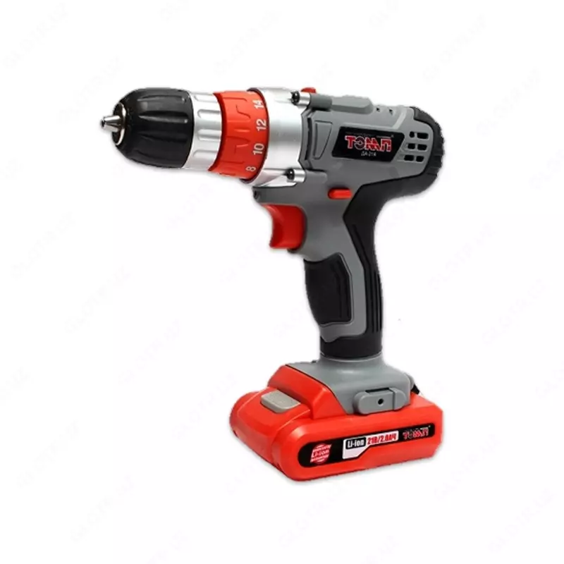 Аккумуляторный шуруповерт ДА-21А - компактный и мощный инструмент для завинчивания шурупов и сверления отверстий.