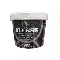 BLESSE Акриловая фасадная белая краска (20 кг) – высококачественная акриловая краска разработанная для защитной отделки фасадов зданий с высокой эксплуатационной нагрузкой.