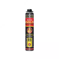 Olovga chidamli poliuretanli pena (B1) ASMACO GOLD — bu tez qotadigan bir komponentli olovga qarshi poliuretanli pena