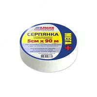 Серпянка Белый (5 см * 90 м) — это самоклеящаяся стеклотканевая лента