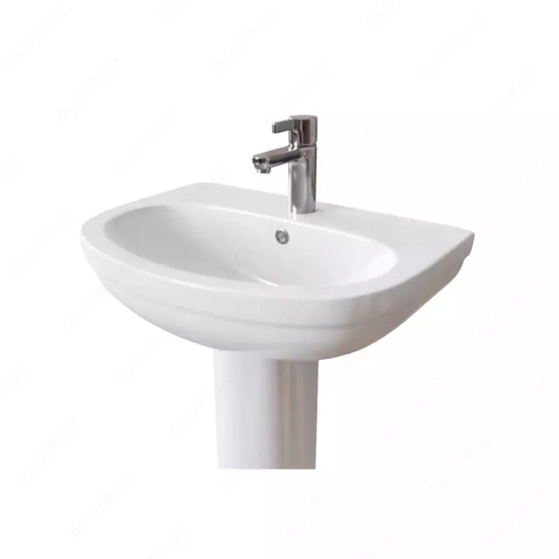 Раковина с пьедесталом EKOKERAMA COMPATTO (Модель 0110)