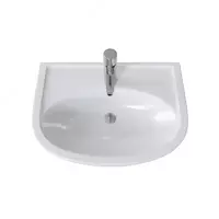  Раковина EKOKERAMA SONATA 0112 (Модель 0112) — это округлая раковина на пьедестале  сочетающая в себе элегантный дизайн и надежные материалы. - 