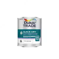 Dulux Trade Quick Dry Satinwood Extra Deep Base BS (2.5 л)— высококачественная водоэмульсионная краска с сатиновым (полуглянцевым) финишем