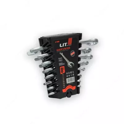 Набор ключей комбинированных Lit 8шт— это комплект из 8 комбинированных ключей.