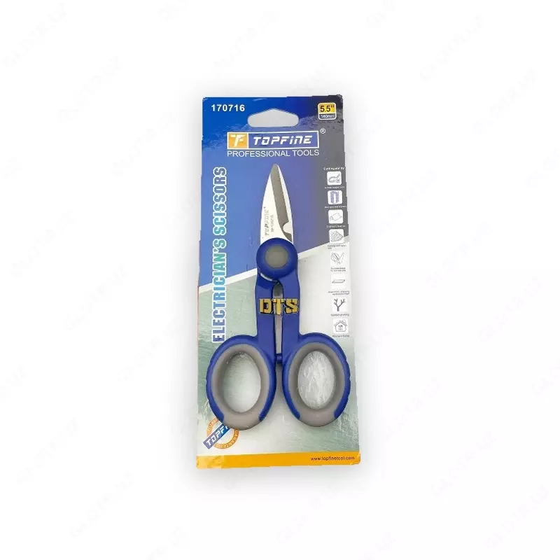 Sim kesish uchun qaychi Topfine DTS 140 mm.