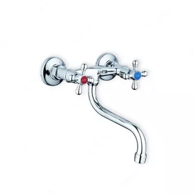 Смеситель DMX12-A605— это настенный двухвентильный смеситель для кухни