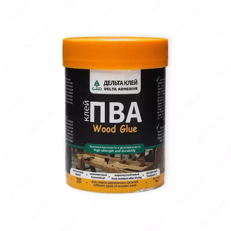 Клей ПВА "Delta Adhesive" Wood Glue — специализированный поливинилацетатный клей.