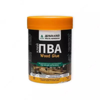 PVA yelim "Delta Adhesive" Wood Glue — maxsus polivinilasetat yelim.
