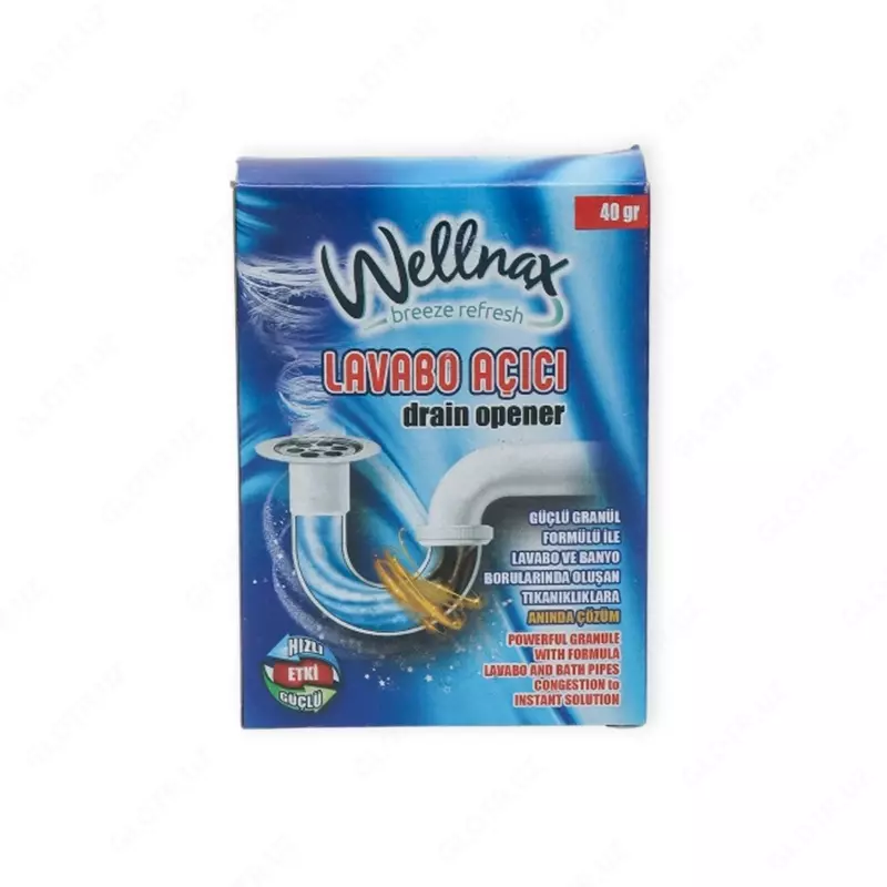Очиститель для засоров в гранулах Wellnax