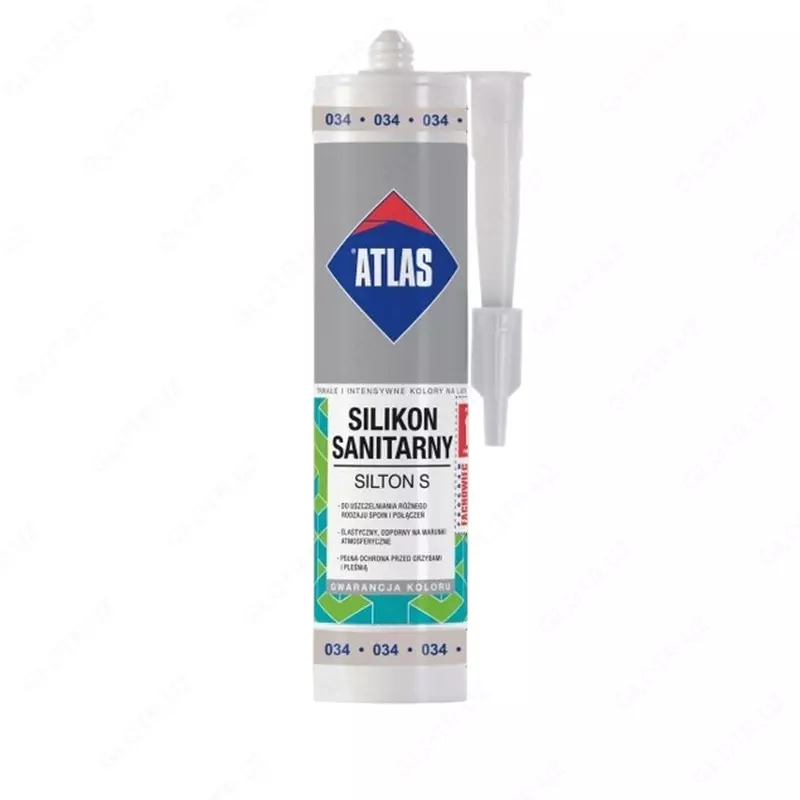 Atlas Silikon Sanitarinis Silton S 034 280 ml