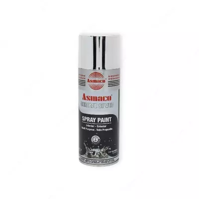 Asmaco Chrome Silver Spray Paint 400 мл