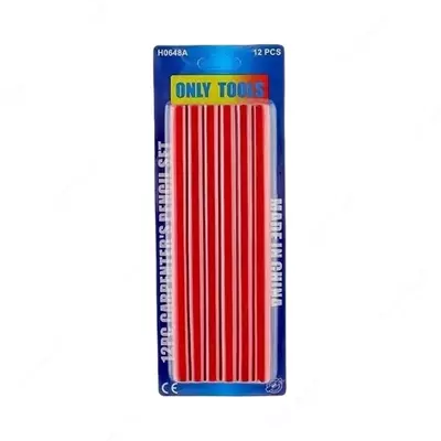 Плотницкие карандаши — 12 штук в наборе.