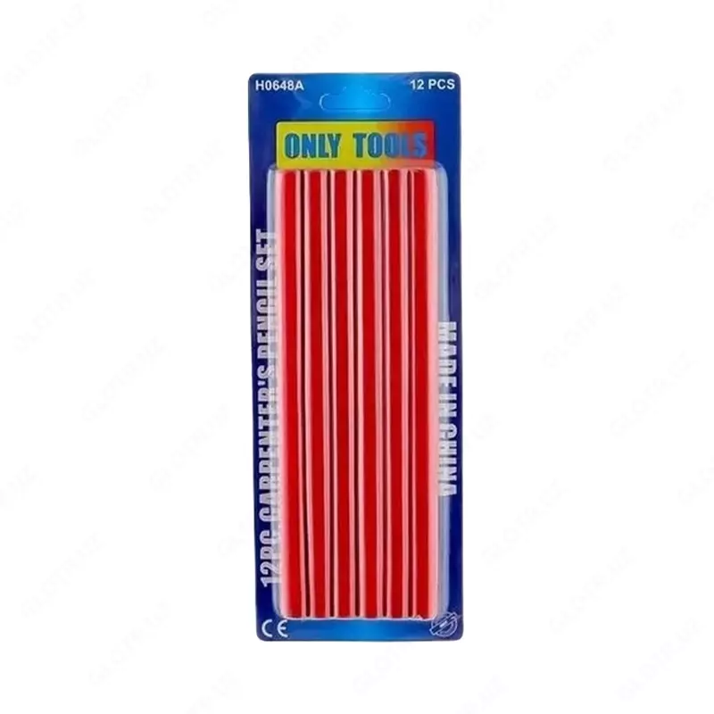 Плотницкие карандаши — 12 штук в наборе.