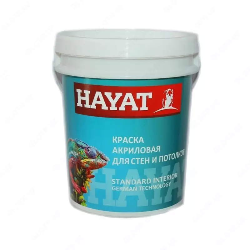 HAYAT akril bo‘yoq devor va shiftlar uchun 25 kg.