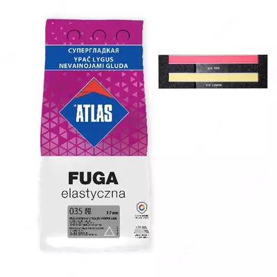 ATLAS FUGA CERAMICZNA 216 Qizil (qizil) va 218 Limon (limon sariq)