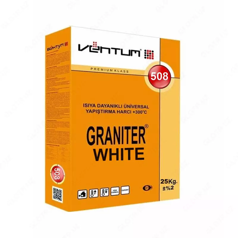 {0} so'mdan Ventum Kafel Kley Granit OQ №508 (25 kg)