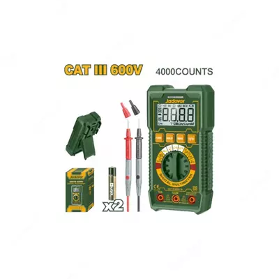 Jadever raqamli multimetr CAT III 600V