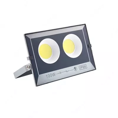 Прожектор светодиодный 100W IP66 COB – мощный свет для любых условий!