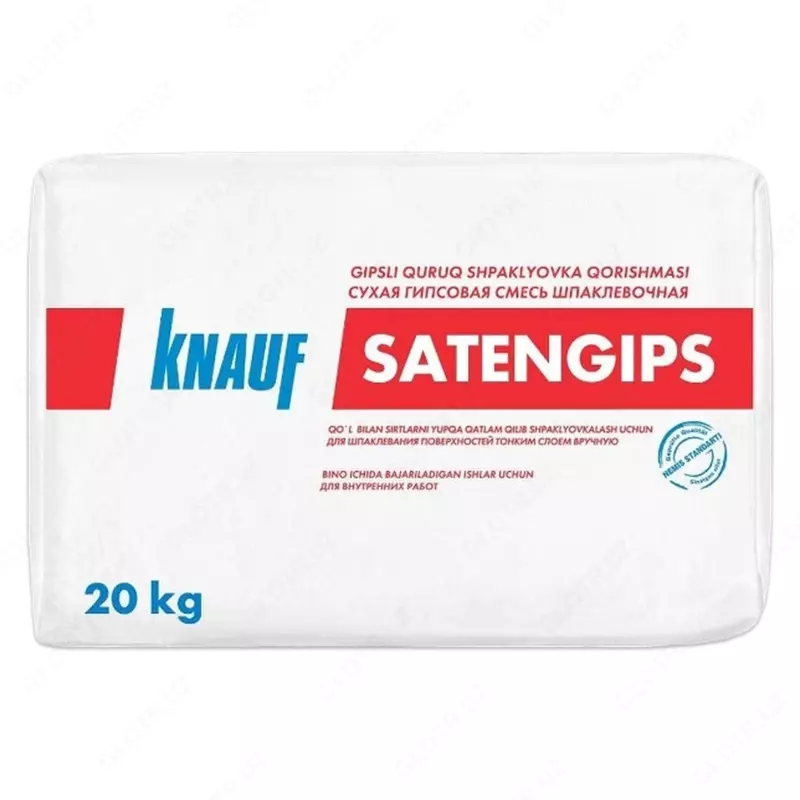 KNAUF Satengips (20 kg) quruq gips aralashmasi