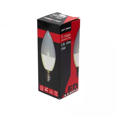 Prime LED GW-5W-E14 6000K 220-240VAC lampasi Prime LED GW-5W-E14 6000K 220-240VAC lampasi