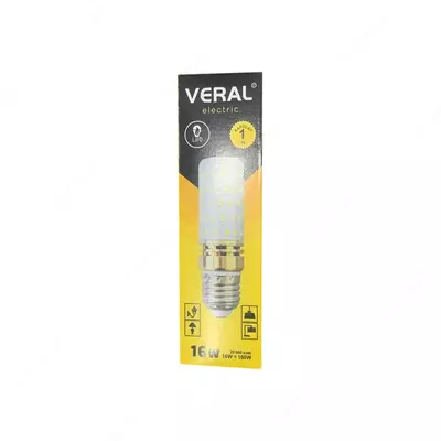VERAL LED QANDIL E14-16W 2700K/4000K/6000K 220-240VAC lampasi