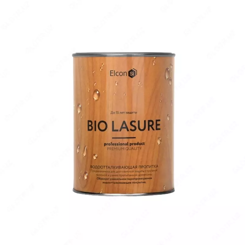 Yog'och uchun suv o'tkazmaydigan emdirish "Elcon" Bio Lasure